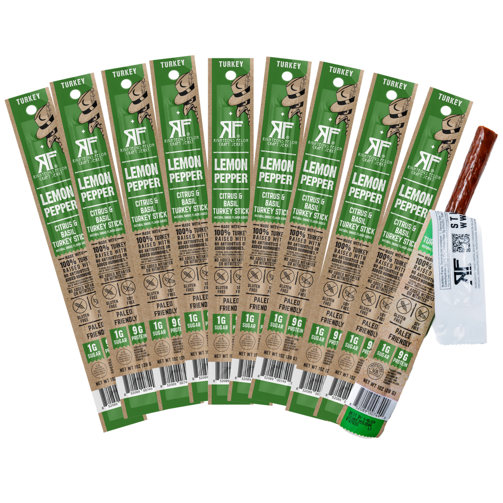 Lemon Pepper Turkey Stick (10-Pack) J0