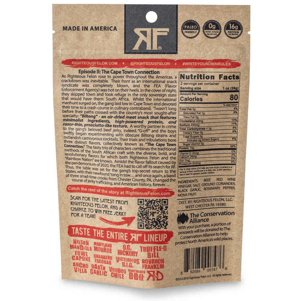 Darth Garlic Biltong A5