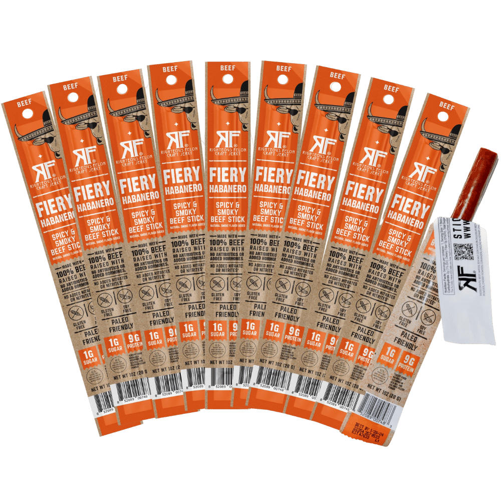 Fiery Habanero Beef Stick (10-Pack) N4