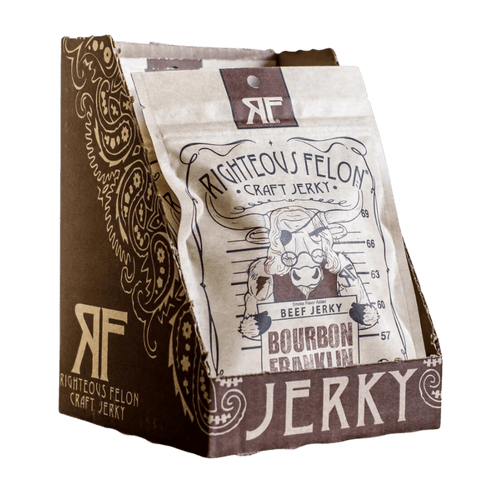 Bourbon Franklin Beef Jerky (8-pack) R7