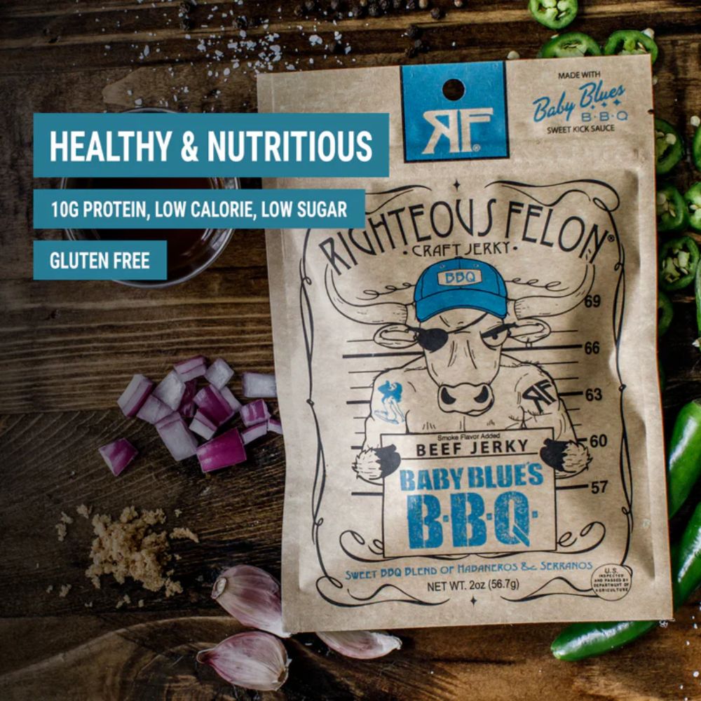 Bootleggin' BBQ Beef Jerky (8-pack) L7