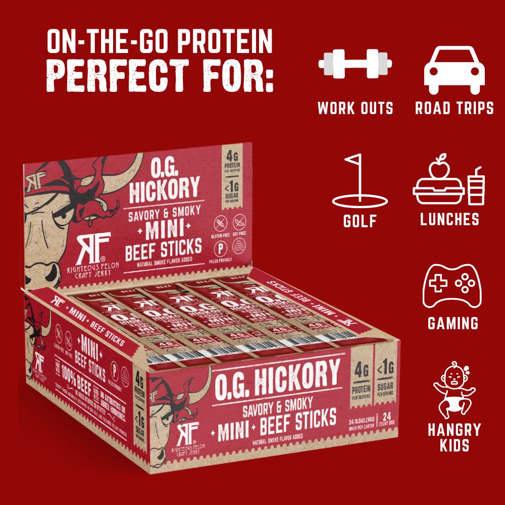 MINI O.G. Hickory Beef Stick .5oz (24ct) X3