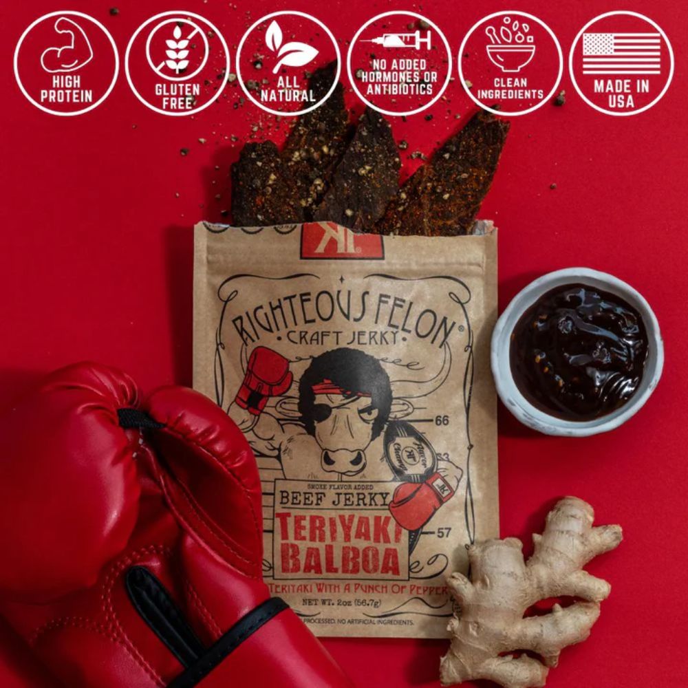 Teriyaki Balboa Beef Jerky 1oz (16ct) E5