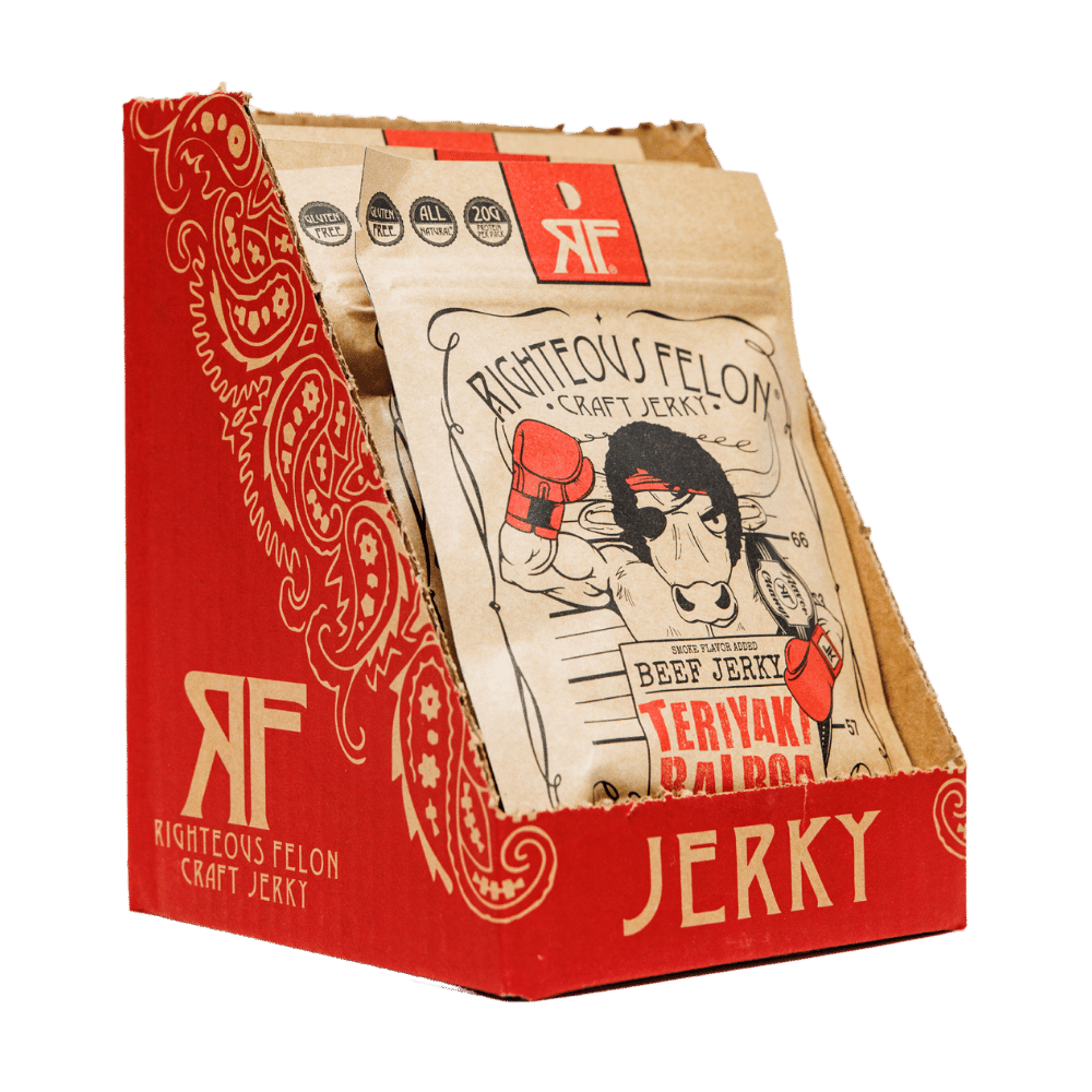Teriyaki Balboa Beef Jerky (8-pack) Y1