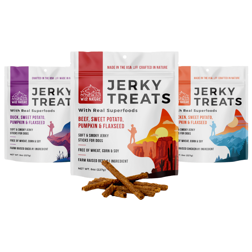 Wild Ranger Jerky Dog Treats Variety 3-Pack V5