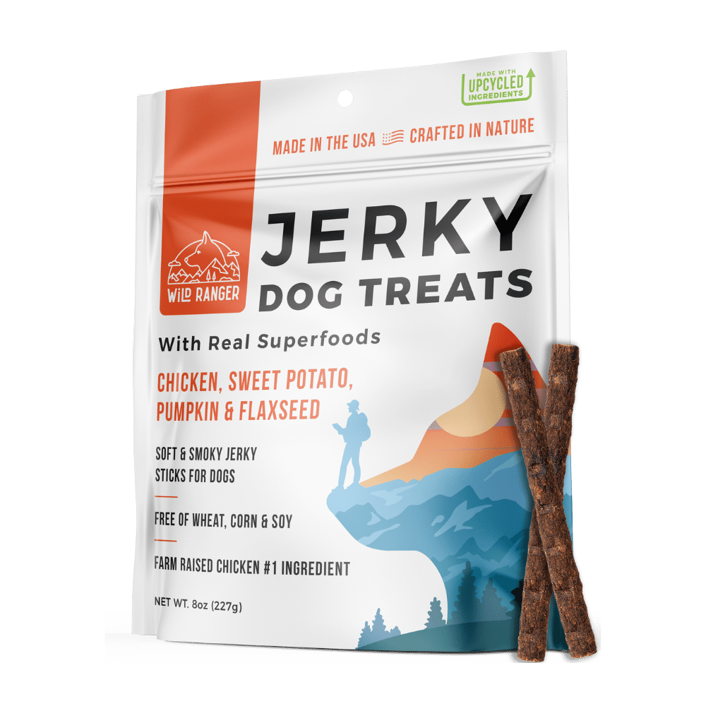 Wild Ranger Chicken & Superfoods Jerky Dog Treats (8oz) E9