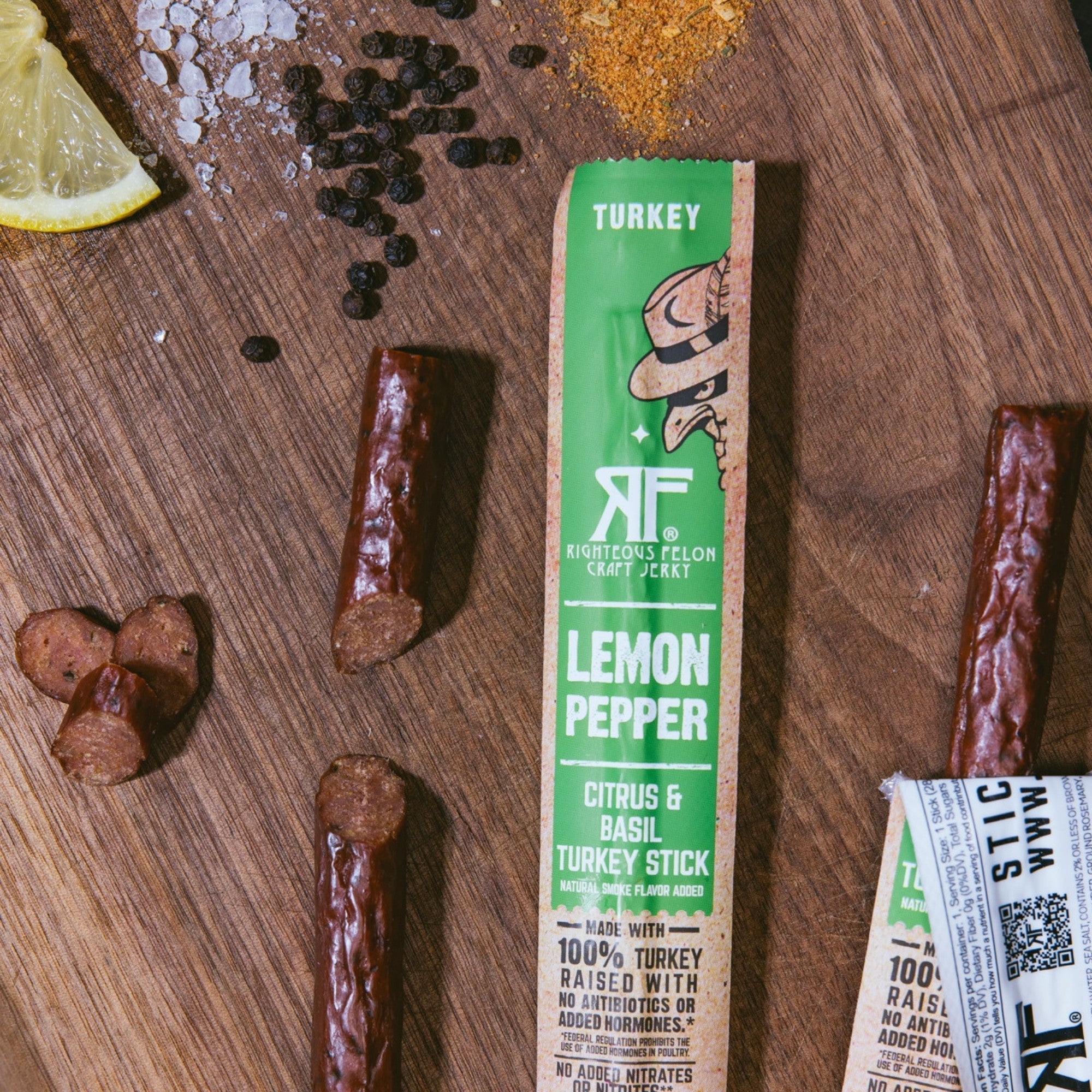 Lemon Pepper Turkey Stick (10-Pack) J0