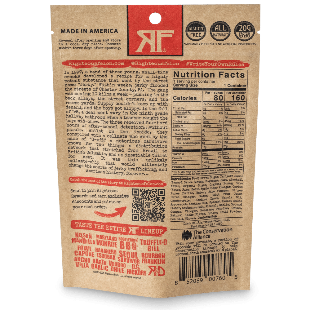 Teriyaki Balboa Beef Jerky K1
