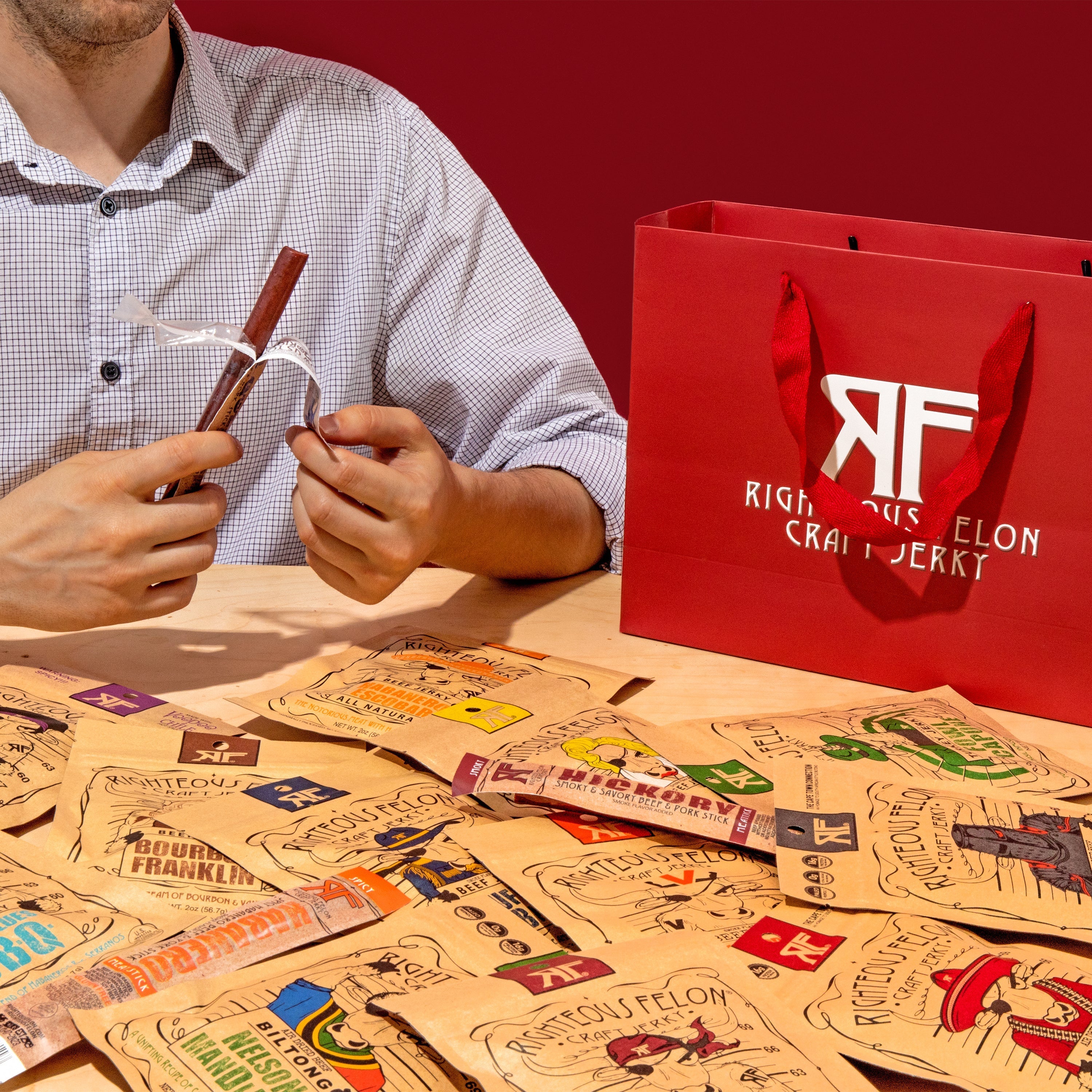 Righteous Red Gift Bag P8