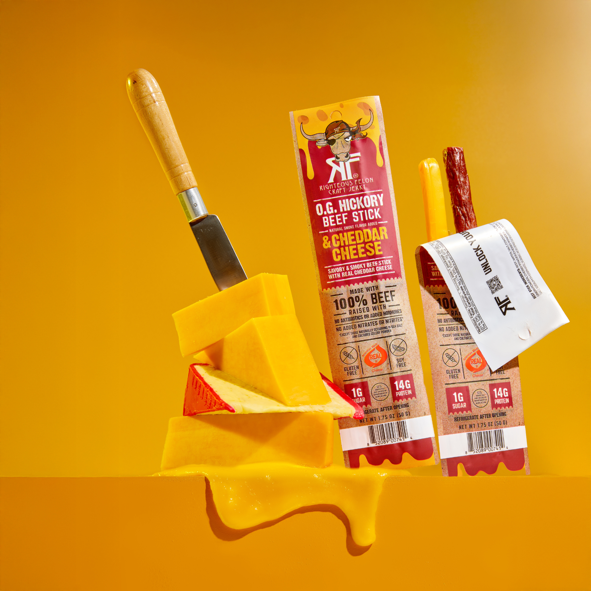 NEW Side-by-Side Beef & Cheese Sticks (10ct Caddy/1.75oz ea) Z6