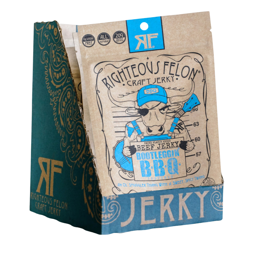 Bootleggin' BBQ Beef Jerky (8-pack) I3