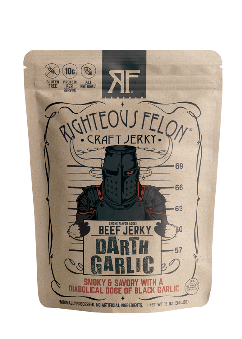 Darth Garlic Beef Jerky 12oz V7