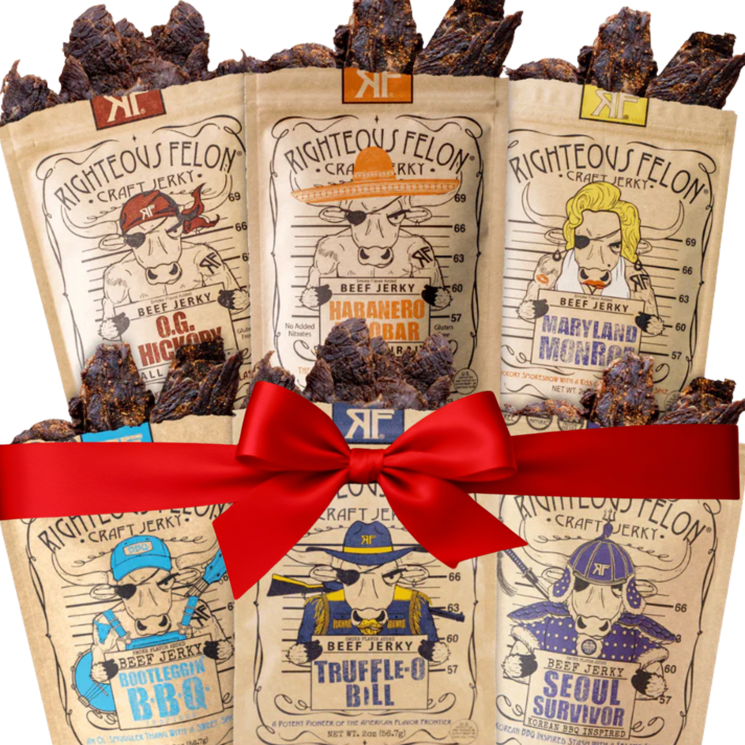 Gluten Free Beef Jerky Bundle (6-Pack) X3