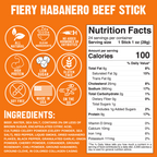 Fiery Habanero Beef Stick (24-Pack) A0