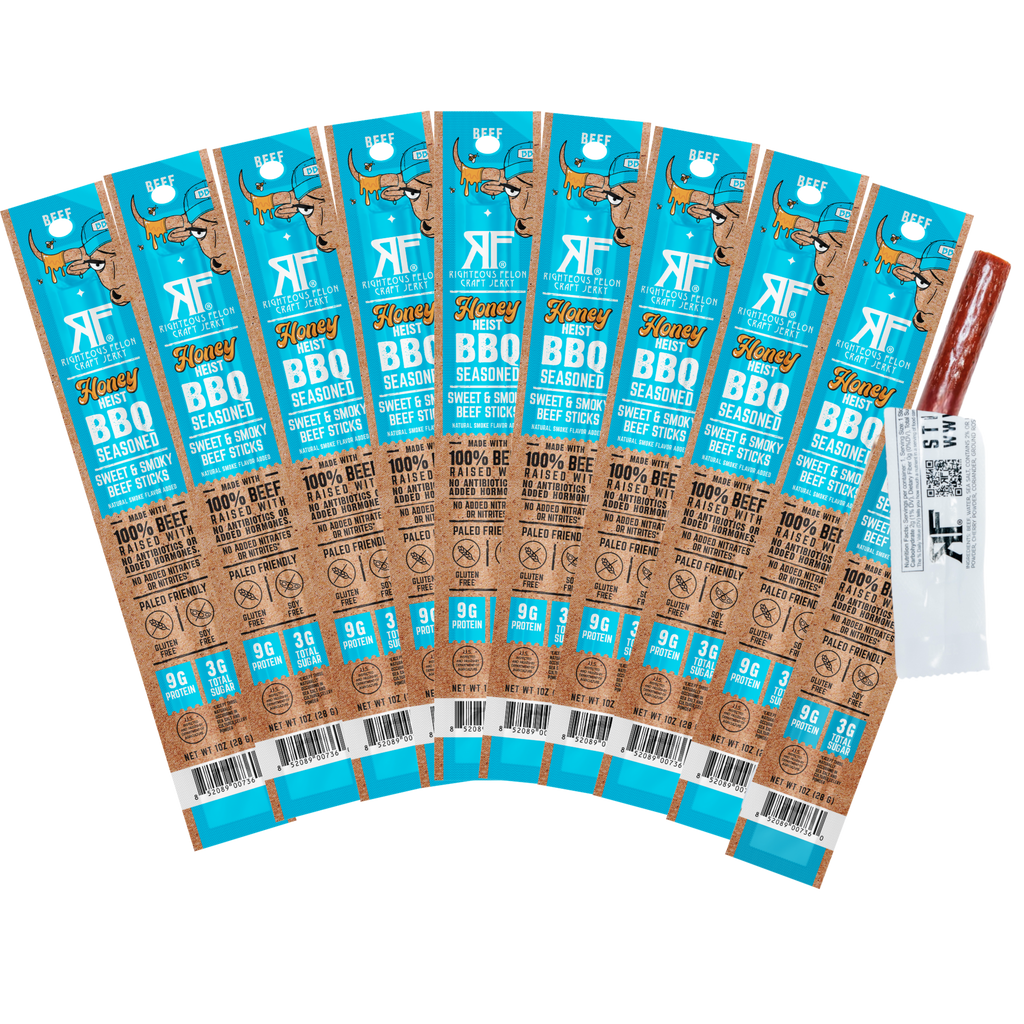 NEW Honey Heist BBQ Beef Stick (10-Pack) A0