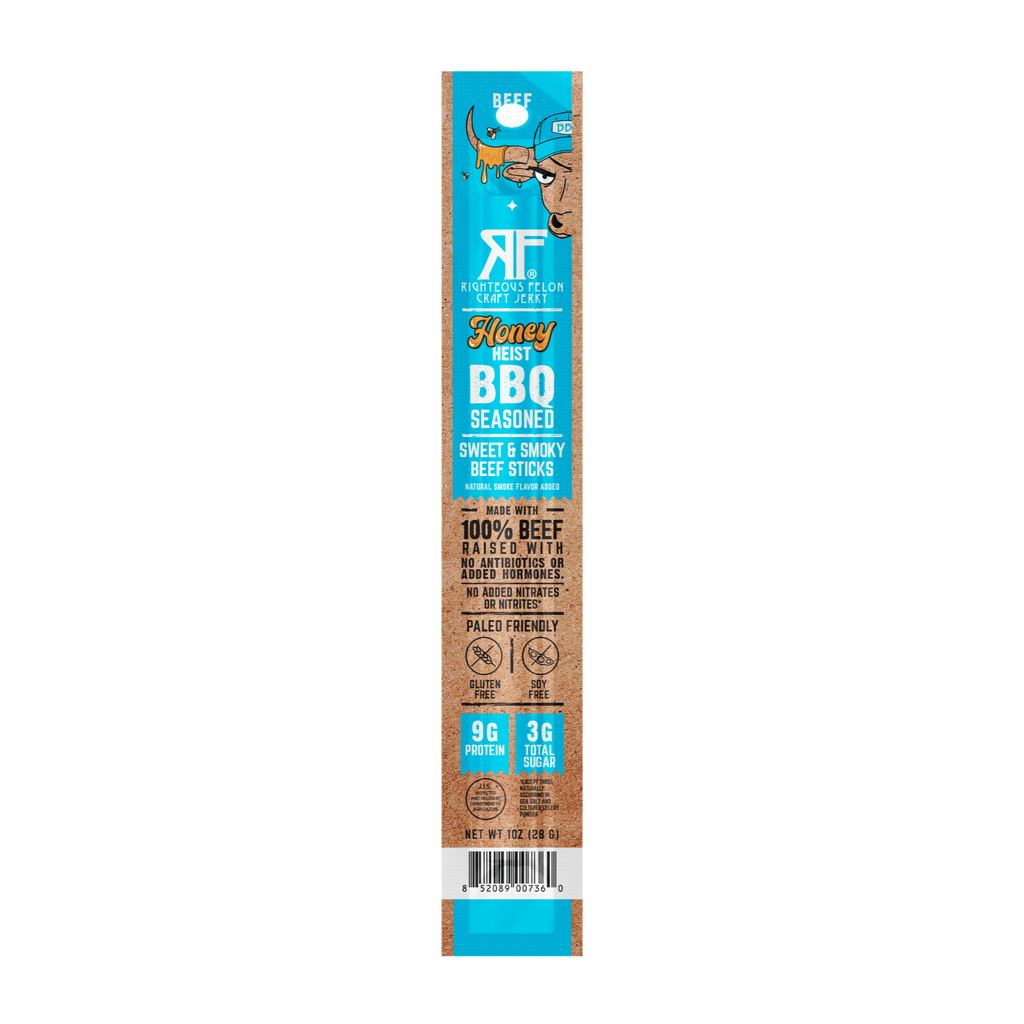 NEW Honey Heist BBQ Beef Stick  (1-Pack) - LIMIT 1 FREE STICK P2