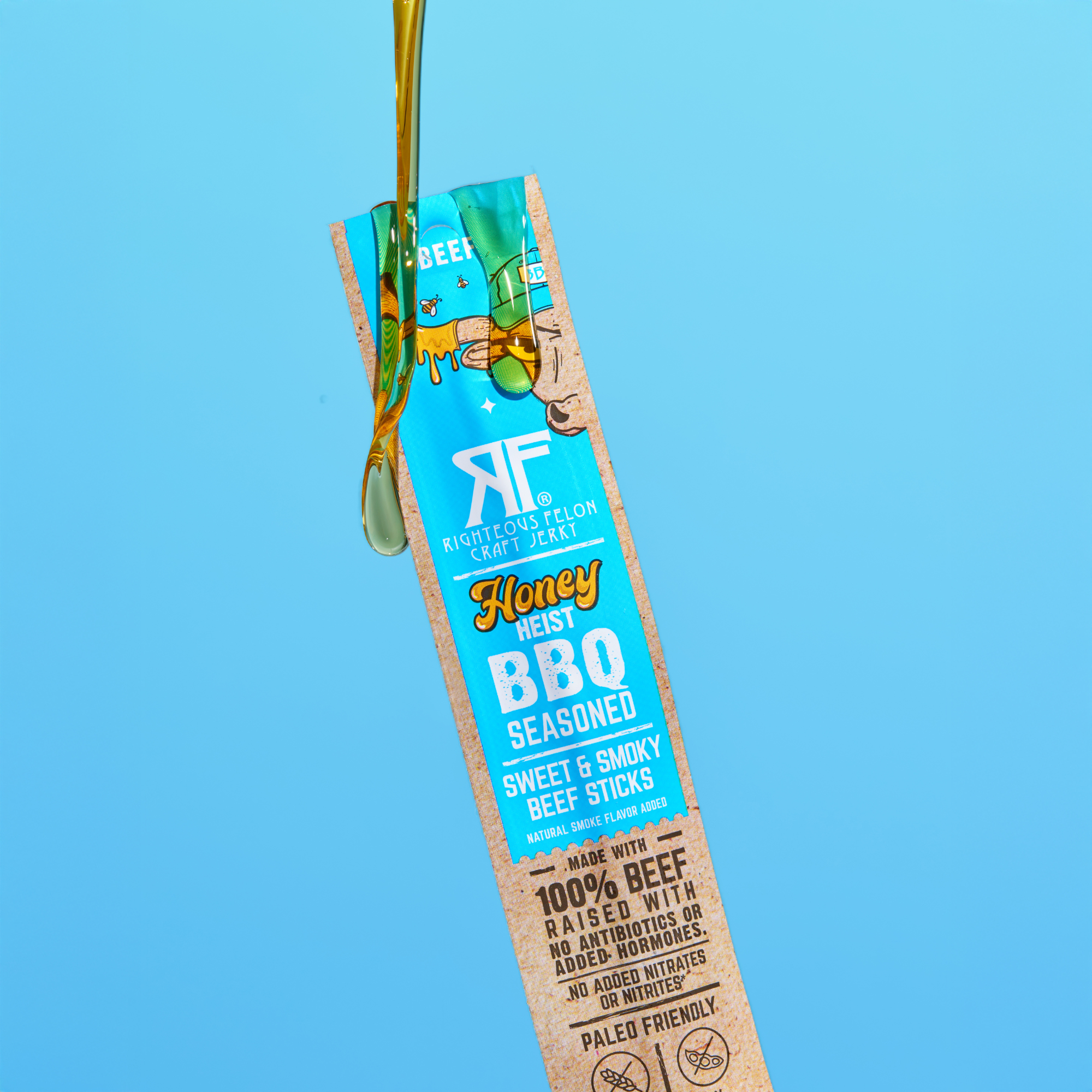 NEW Honey Heist BBQ Beef Stick (10-Pack) A0