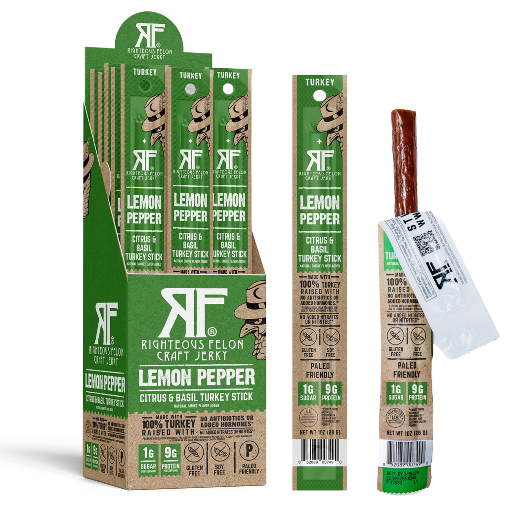 Lemon Pepper Turkey Stick (24-Pack) X6