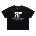 Women's Black & White Classic Crop C4