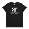 Women's Black & White Basic T-Shirt A1