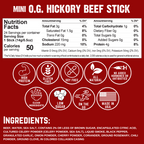 MINI O.G. Hickory Beef Stick .5oz (24ct) X3
