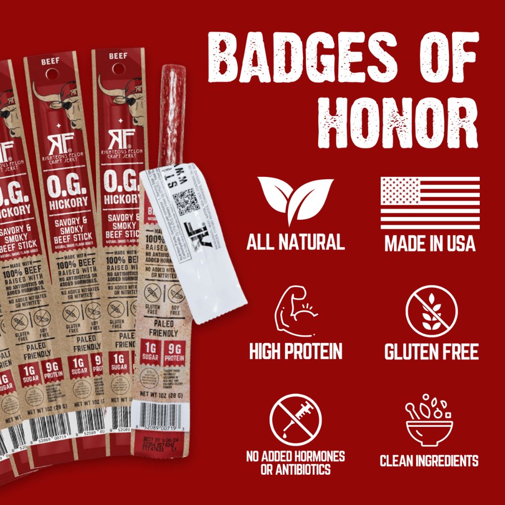 O.G. Hickory Beef Stick (1-Pack) - LIMIT 1 FREE STICK C3