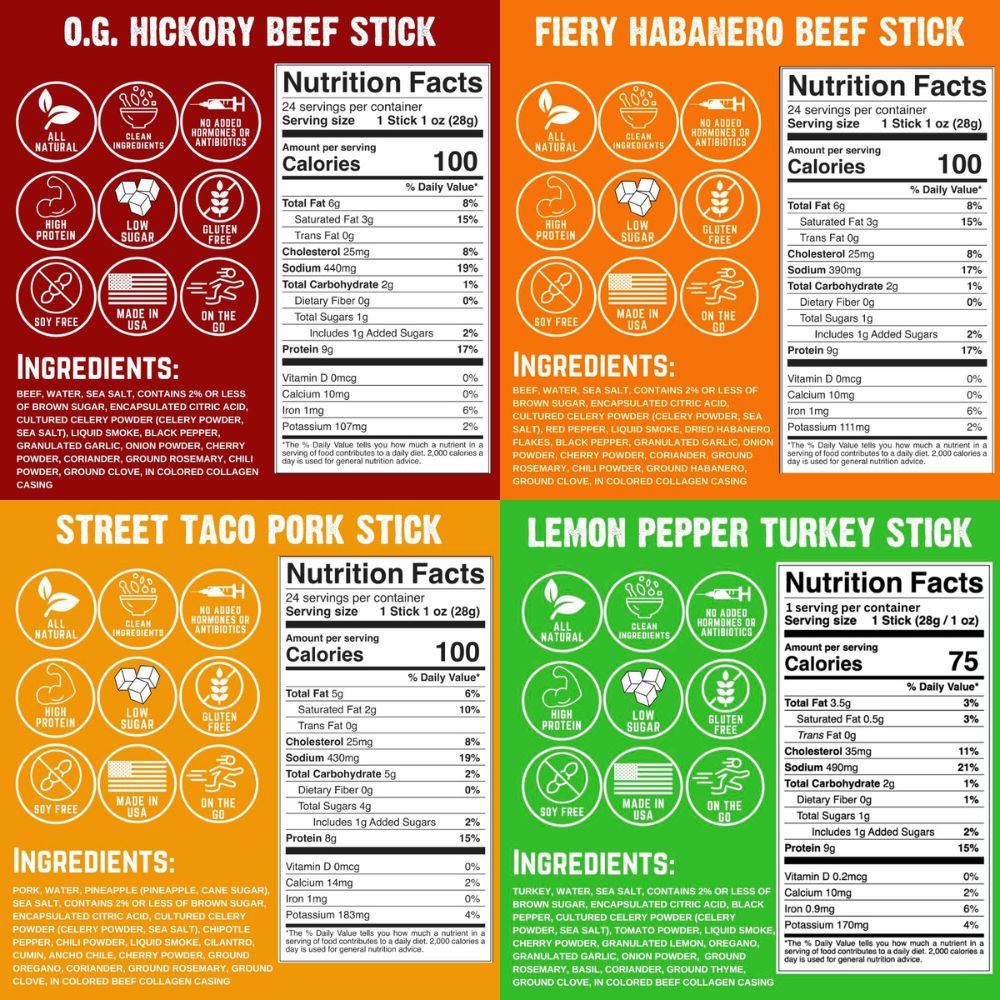 Variety Meat Sticks (10-Pack) C9