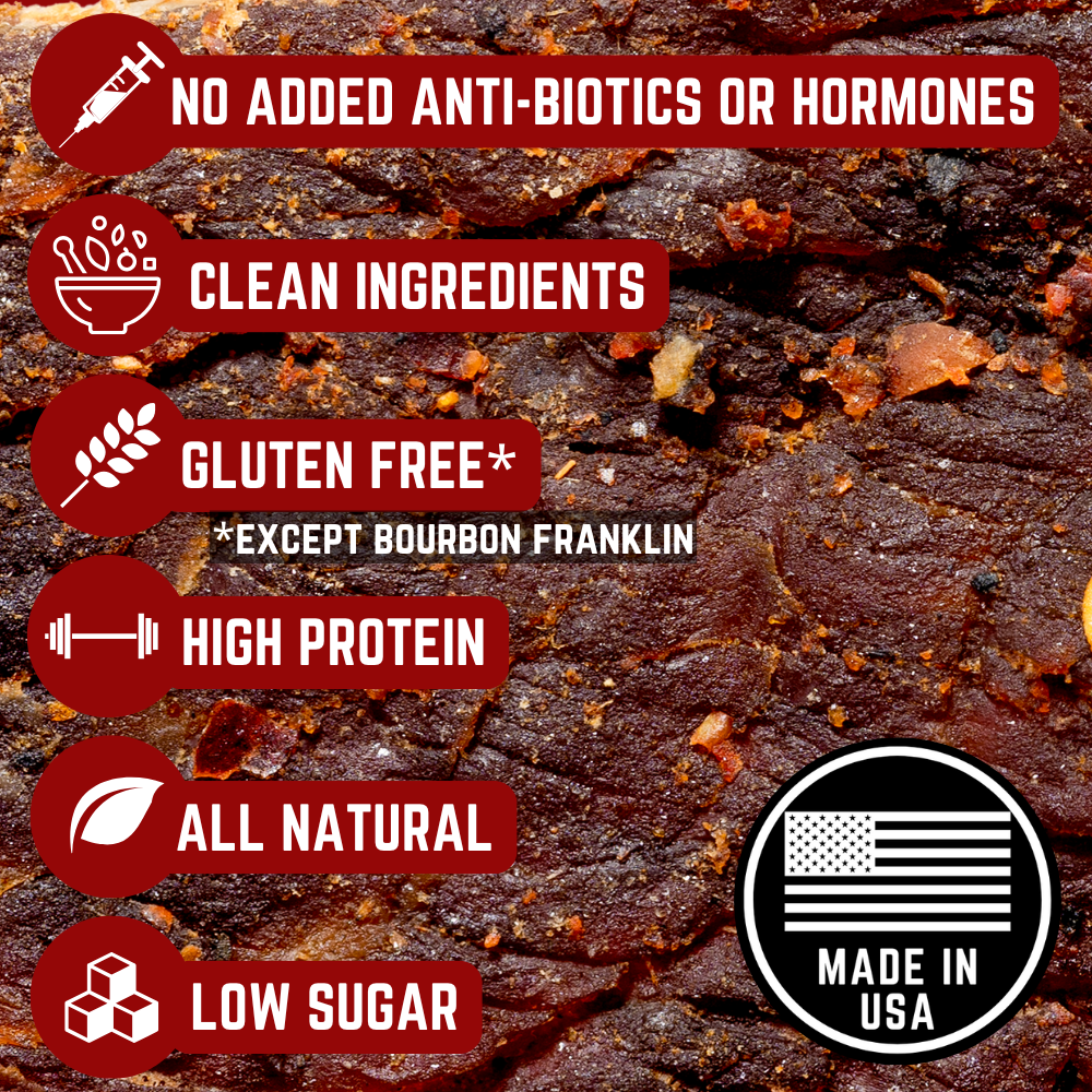 Righteous Sampler Beef Jerky & Meat Sticks (12-Pack) N7