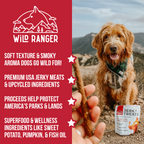 Wild Ranger Beef & Superfoods Jerky Dog Treats (8oz) C0