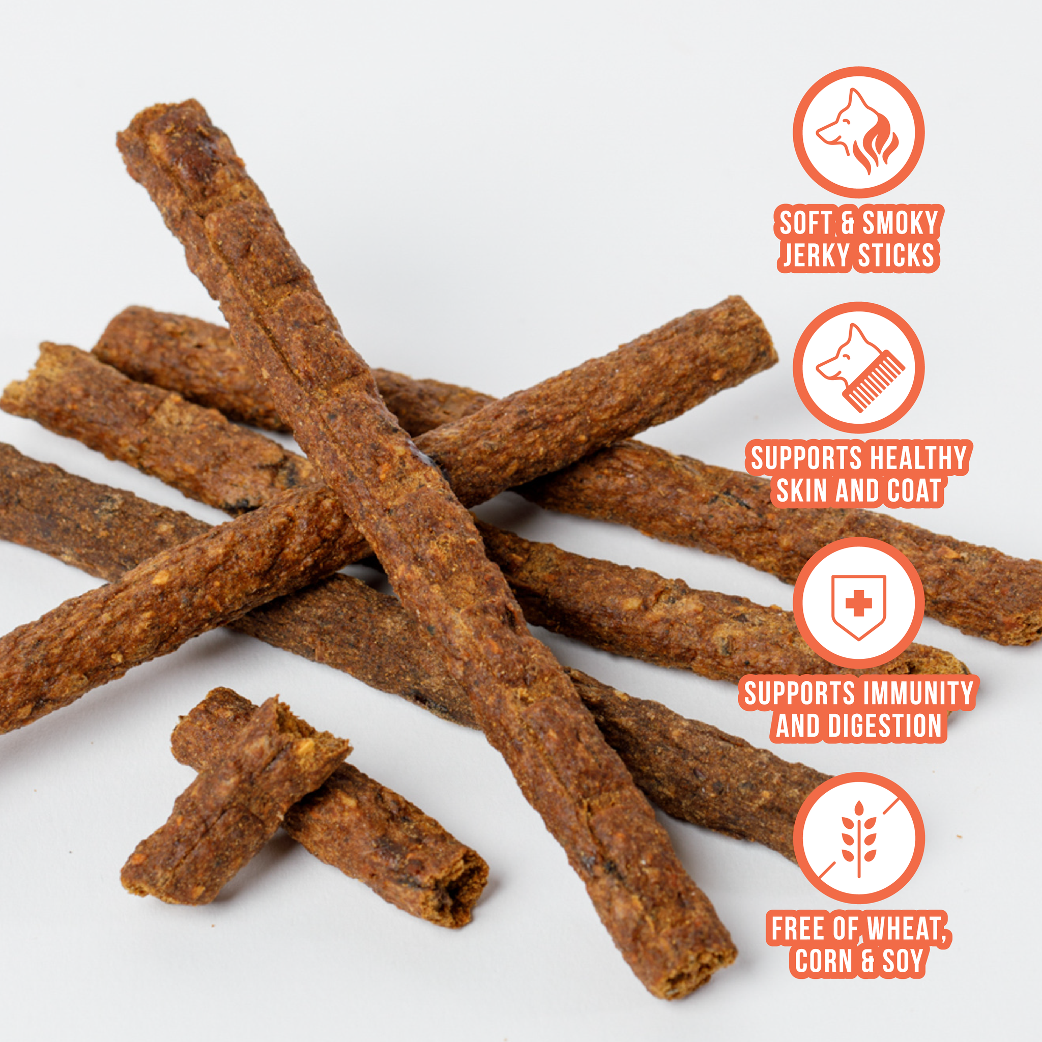 Wild Ranger Chicken & Superfoods Jerky Dog Treats (8oz) E9