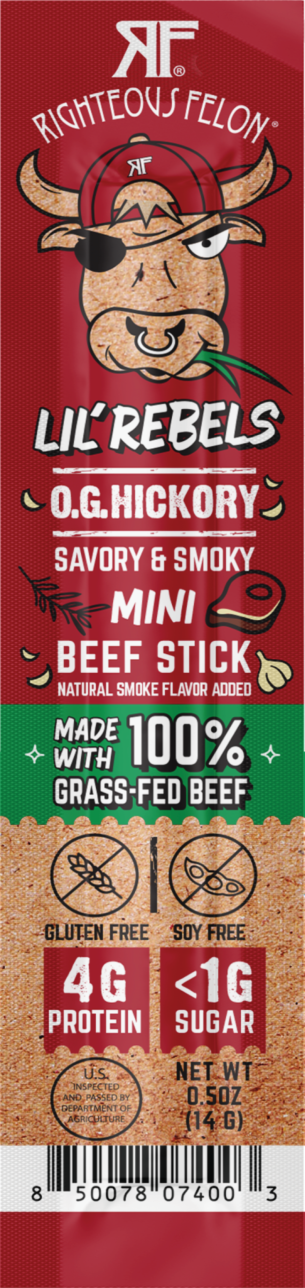Lil Rebels Hickory Meat Sticks – 14ct pack P3